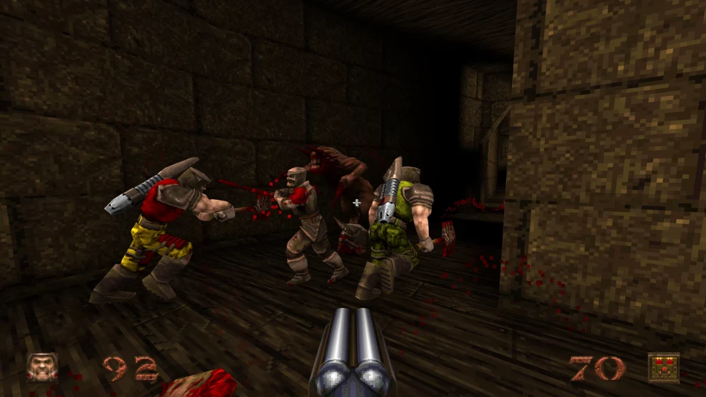 Quake zawiera również oba oryginalne rozszerzenia: „The Scourge of Armagon” i „Dissolution of Eternity”, a także dwa rozszerzenia stworzone przez uznany zespół z MachineGames: „Dimensions of the Past” i całkowicie nowe „Dimension of the Machine”. Quake zawiera również oba oryginalne rozszerzenia: „The Scourge of Armagon” i „Dissolution of Eternity”, a także dwa rozszerzenia stworzone przez uznany zespół z MachineGames: „Dimensions of the Past” i całkowicie nowe „Dimension of the Machine”.