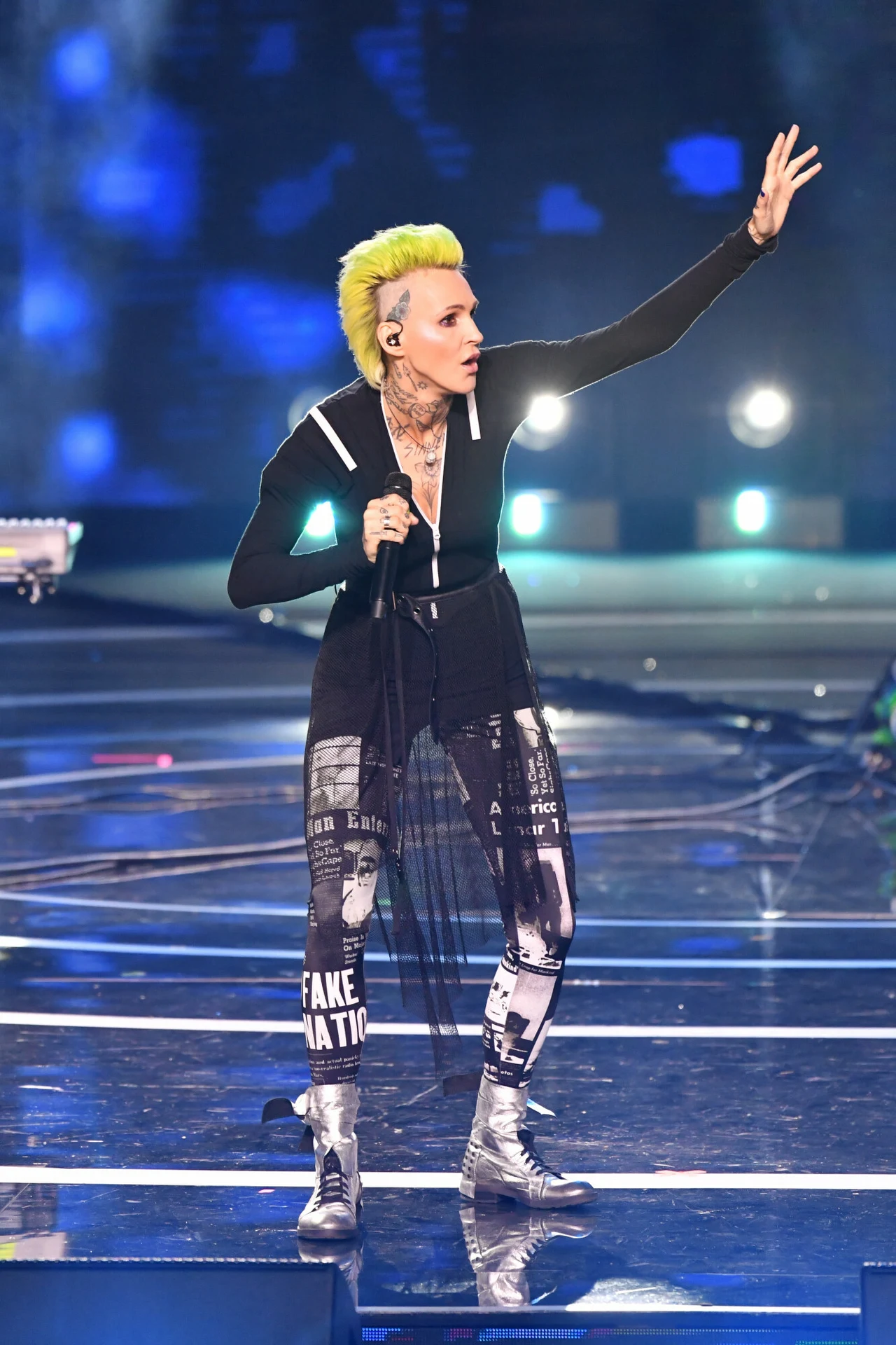 Agnieszka Chylińska podczas festiwalu w Sopocie Agnieszka Chylińska podczas festiwalu w Sopocie