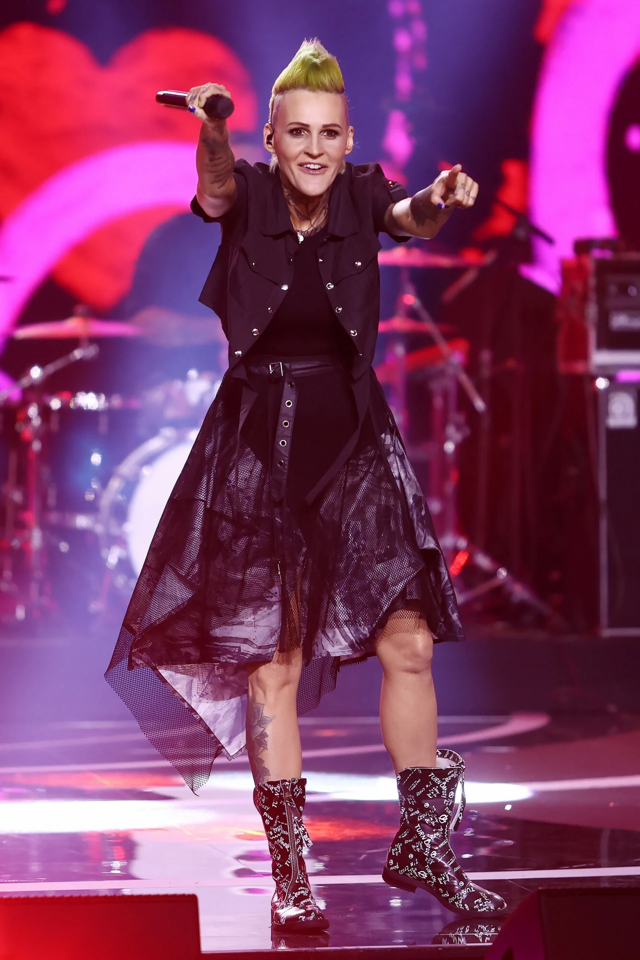 Agnieszka Chylińska podczas festiwalu w Sopocie
