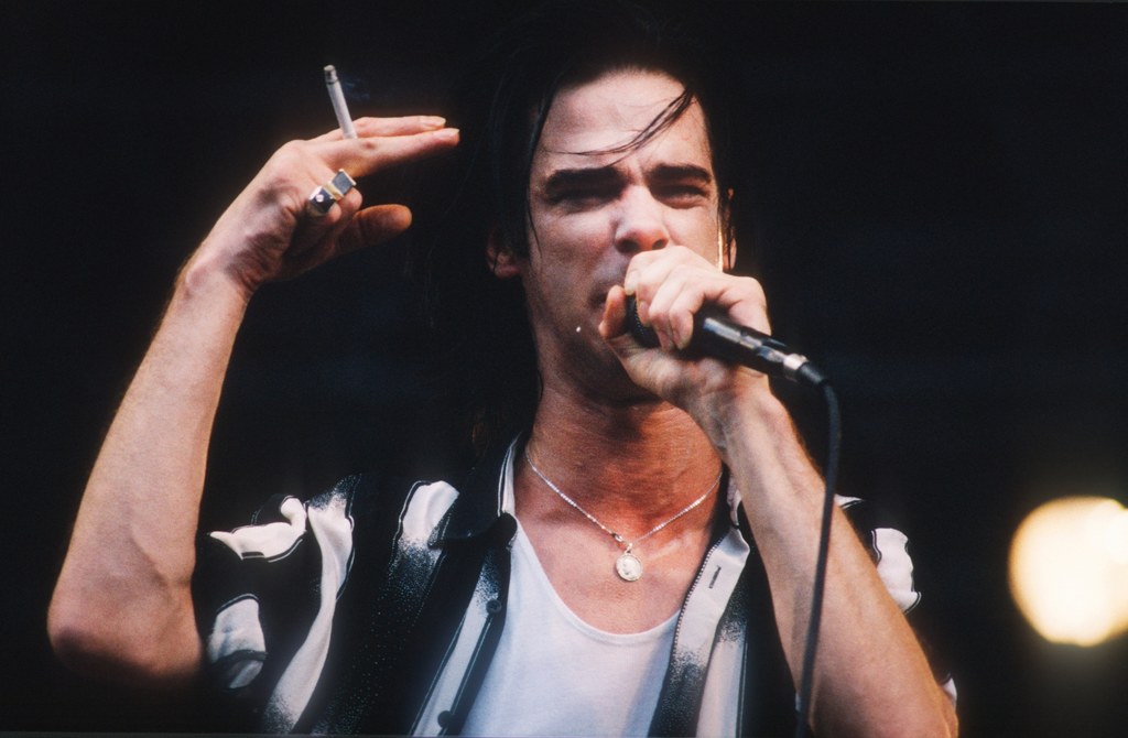 Nick Cave na koncercie w 1989 roku