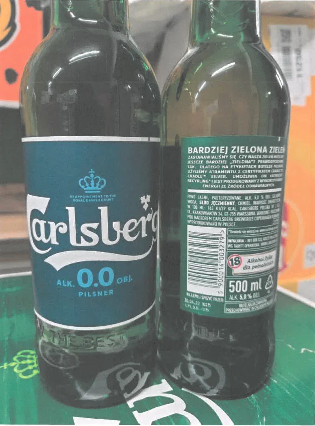 Piwo z niewłaściwą etykietą (Źródło: carlsbergpolska.pl) Piwo z niewłaściwą etykietą (Źródło: carlsbergpolska.pl)
