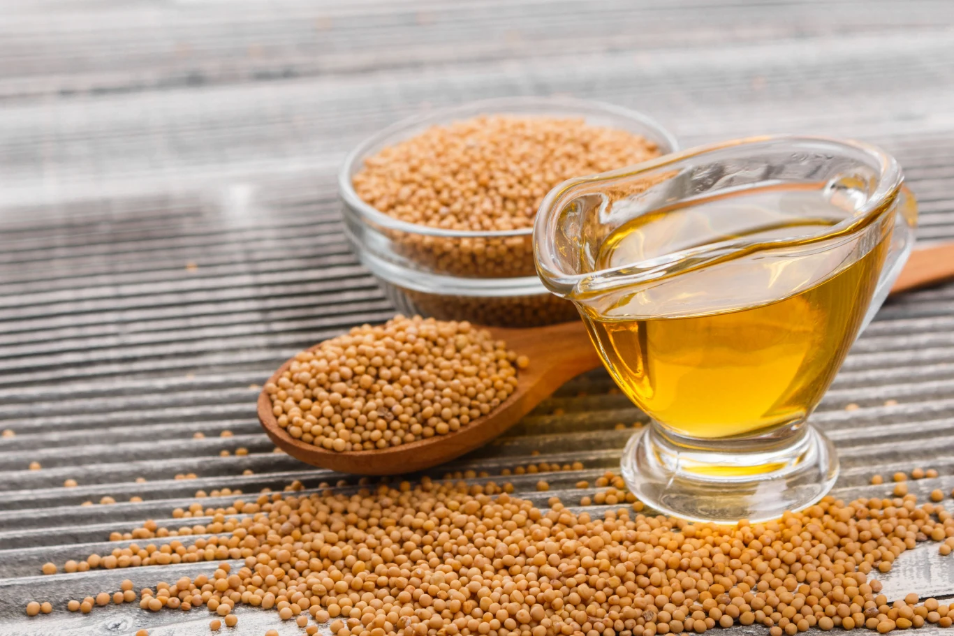 Olej musztardowy doskonale podkreśla smak warzyw