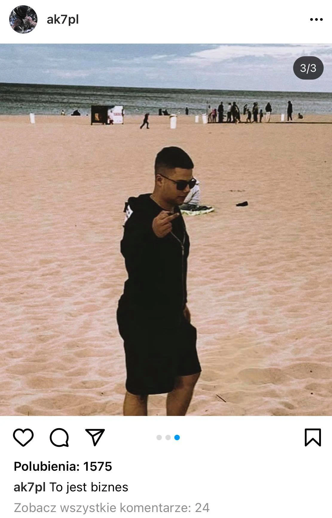 Allan Krupa pokazał wulgarny gest Allan Krupa pokazał wulgarny gest