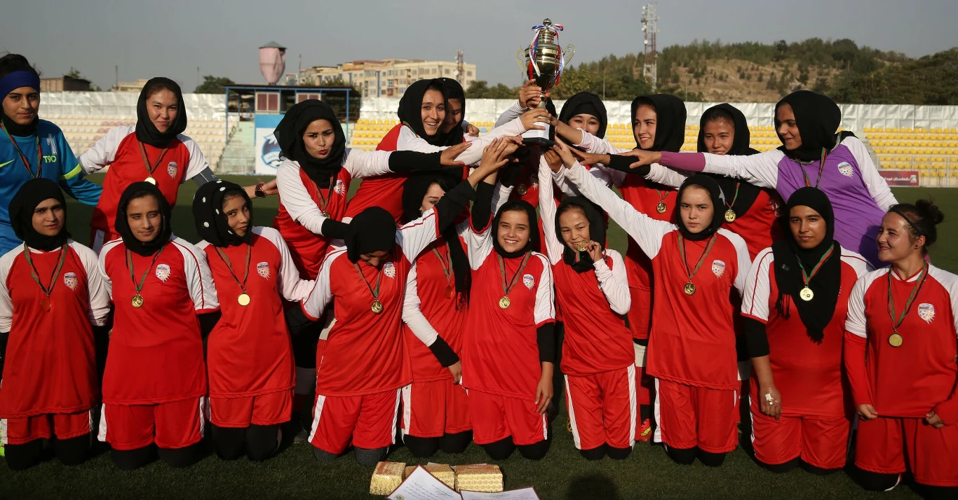 Afgańskie piłkarki Afgańskie piłkarki