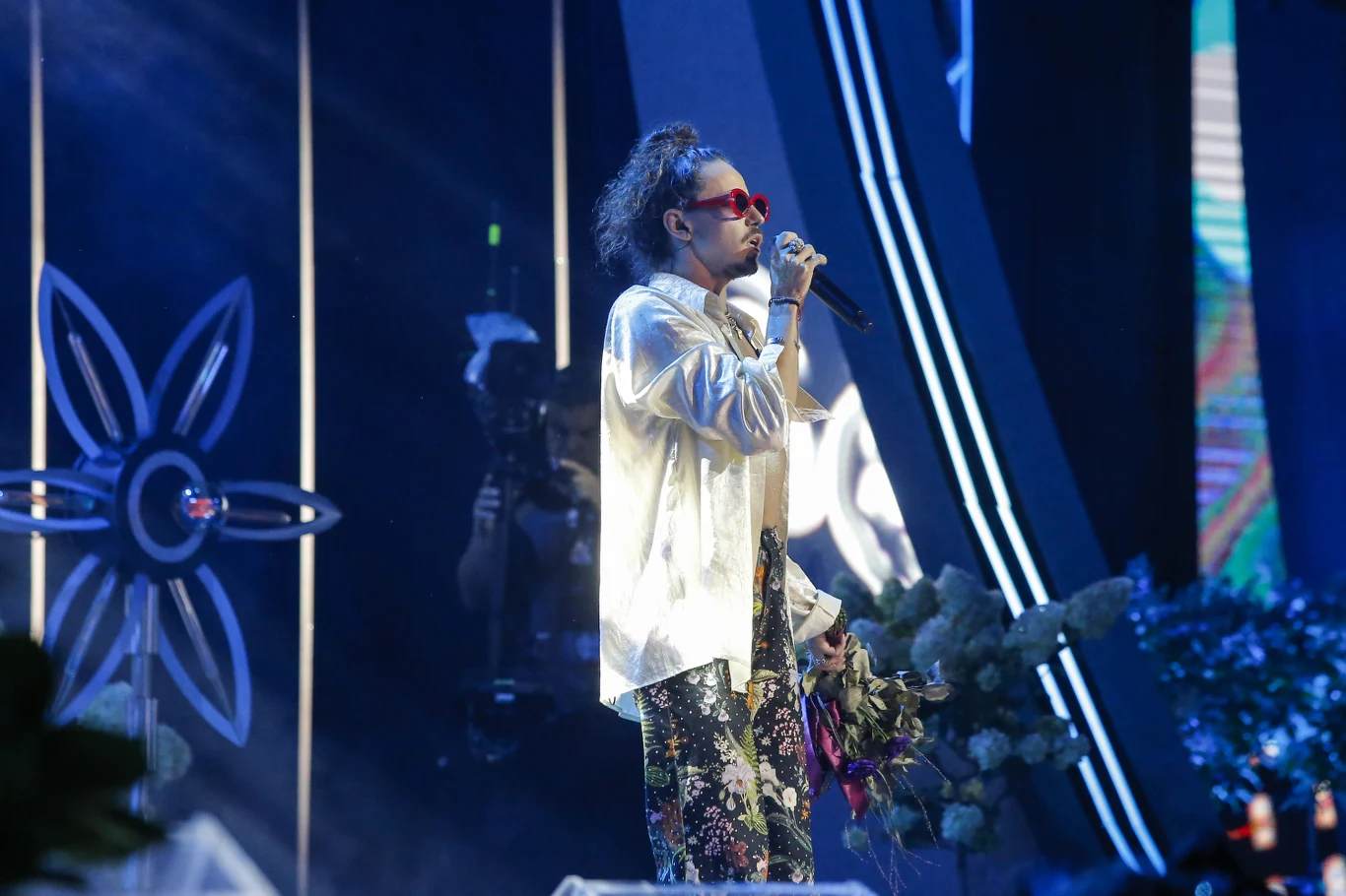 Michał Szpak podczas "Earth Festival. Gwiazdy dla Czystej Polski 2021" Michał Szpak podczas "Earth Festival. Gwiazdy dla Czystej Polski 2021"