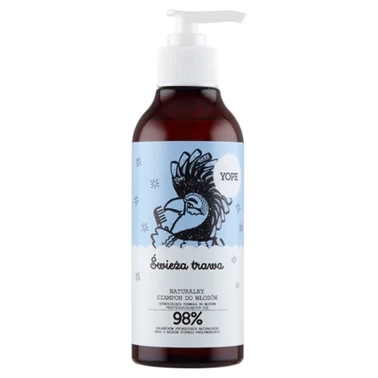 Yope Naturalny szampon do włosów świeża trawa 300 ml - 0