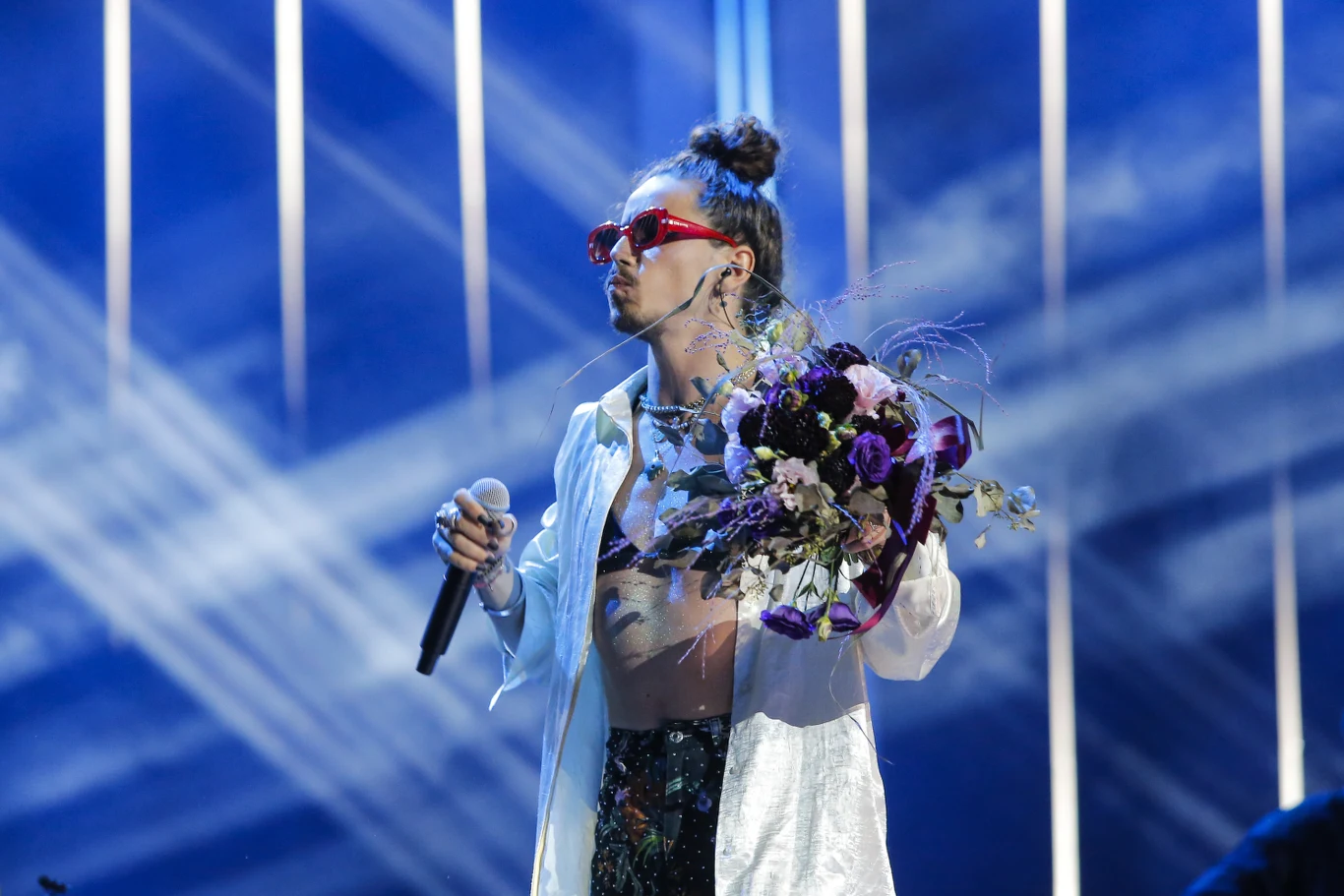 Michał Szpak kolejny raz zaskoczył stylizacją.