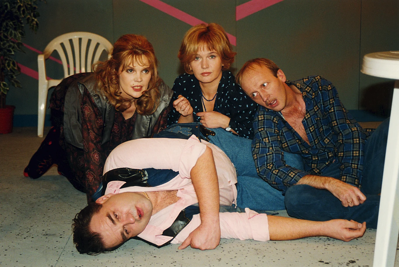 Cezary Żak na planie "Miodowych lat" Cezary Żak na planie "Miodowych lat"