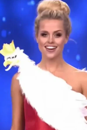 Natalia Balicka w sukni z orłem Foto: Instagram