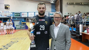 Kapitan Trefla Sopot, Paweł Leończyk z Pucharem Prezydenta Miasta Słupska