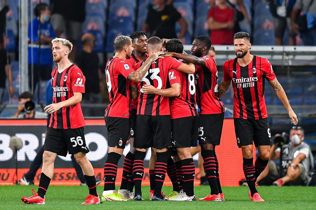 Radość piłkarzy AC Milan Radość piłkarzy AC Milan
