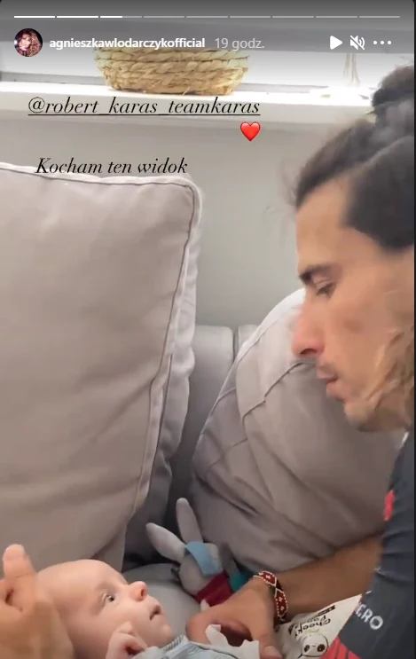 Robert Karaś z synem Źródło: Instagram Robert Karaś z synem Źródło: Instagram