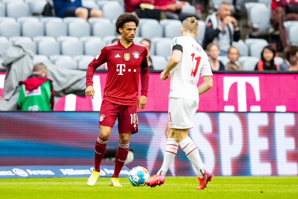 Leroy Sane w meczu z 1. FC Koeln