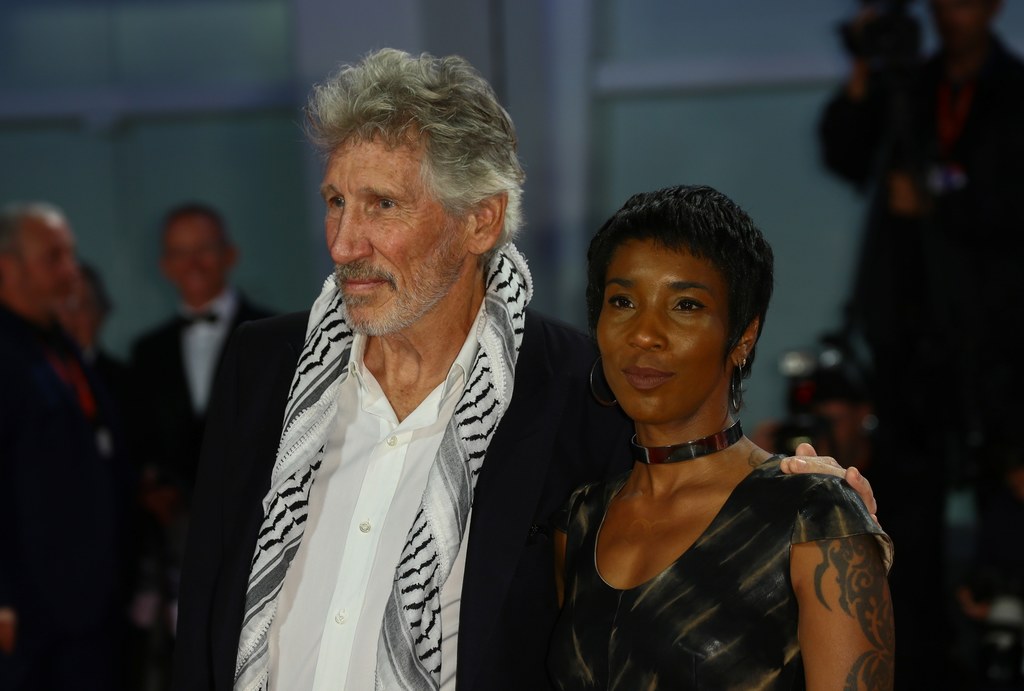 Roger Waters i jego tajemnicza towarzyszka podczas festiwalu w Wenecji w 2019 r.