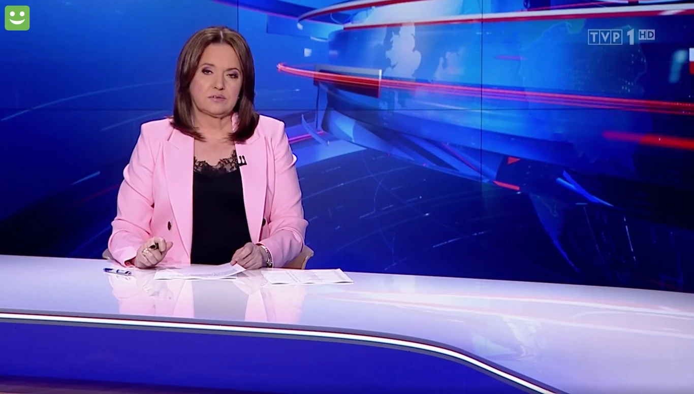 Danuta Holecka w "Wiadomościach" /https://wiadomosci.tvp.pl/ Danuta Holecka w "Wiadomościach" /https://wiadomosci.tvp.pl/