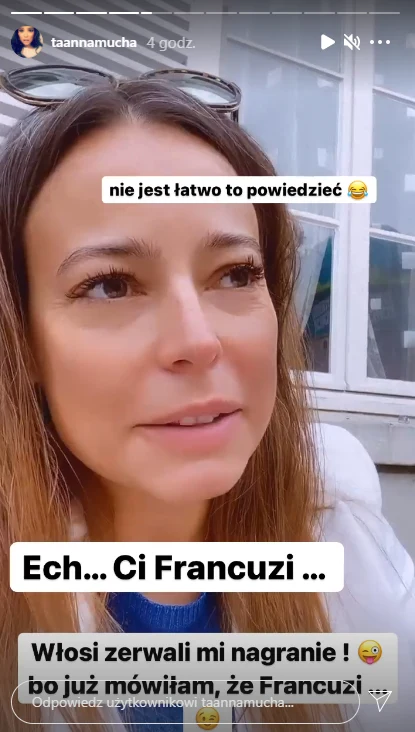 Anna Mucha obraża kawiarnie, wegan i hipsterów / Żródło: Stories - Instagram Anna Mucha obraża kawiarnie, wegan i hipsterów / Żródło: Stories - Instagram