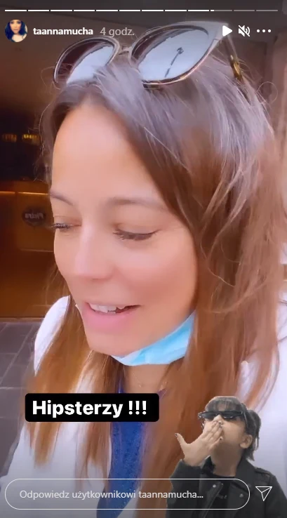 Anna Mucha obraża kawiarnie, wegan i hipsterów / Żródło: Stories - Instagram