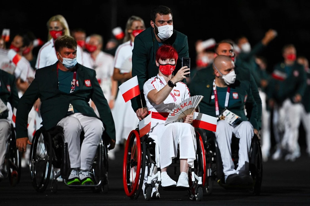 Reprezentacja Polski na ceremonii otwarcia igrzysk paraolimpijskich w Tokio Reprezentacja Polski na ceremonii otwarcia igrzysk paraolimpijskich w Tokio