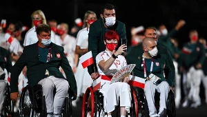 Reprezentacja Polski na ceremonii otwarcia igrzysk paraolimpijskich w Tokio