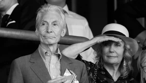 Charlie Watts z żoną Shirley w 2016 roku