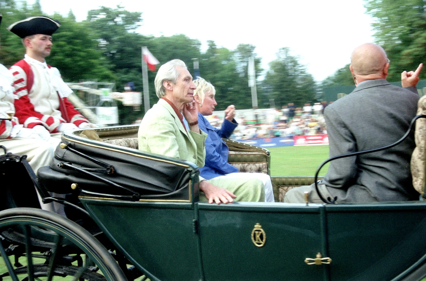 Charlie Watts w Janowie Podlaskim - 2000 r. Charlie Watts w Janowie Podlaskim - 2000 r.