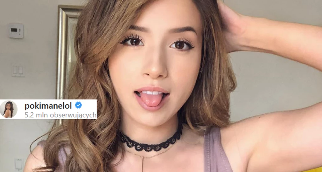Pokimane - fragment zdjęcia zamieszczonego w serwisie Instagram.com/na profilu @pokimanelol