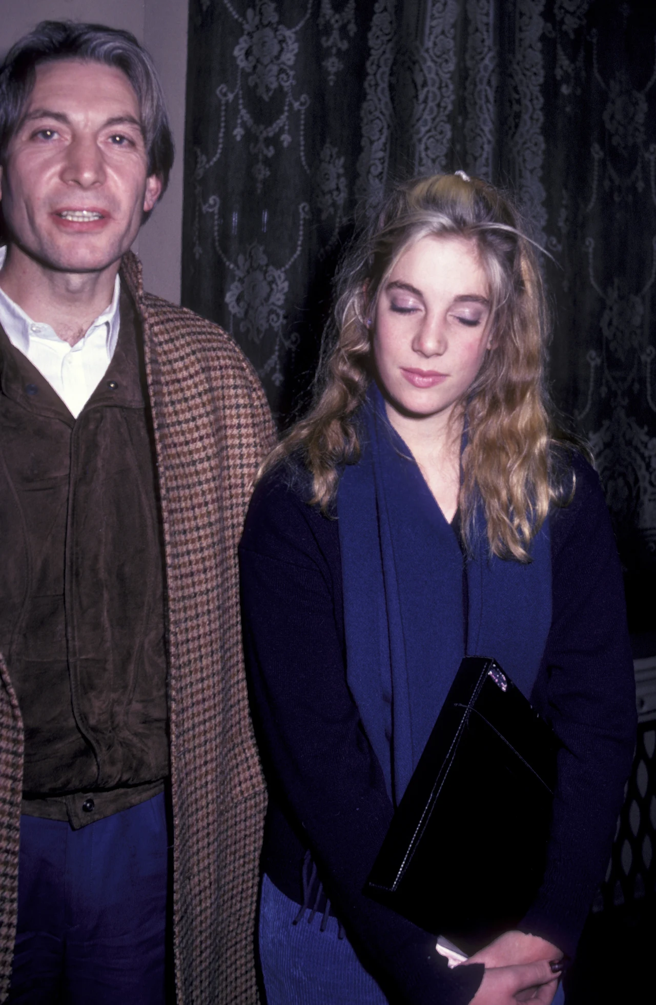 Charlie Watts i córka Seraphina