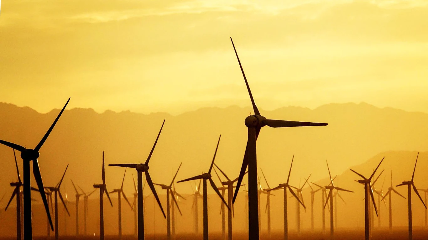 Elektrownia wiatrowa w Urumczi w Chinach.