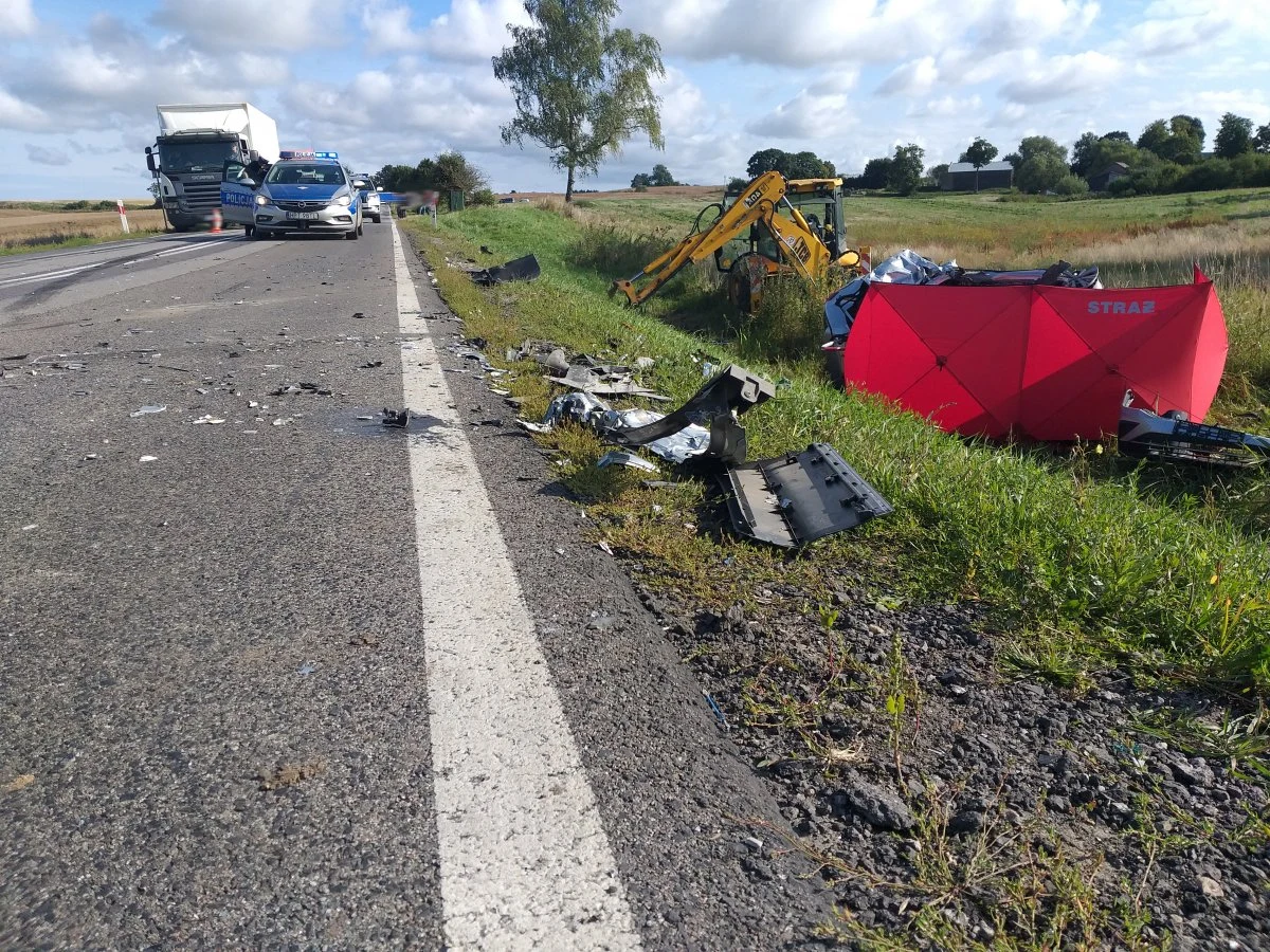 W wypadku zginęła kobieta kierująca Volkswagenem