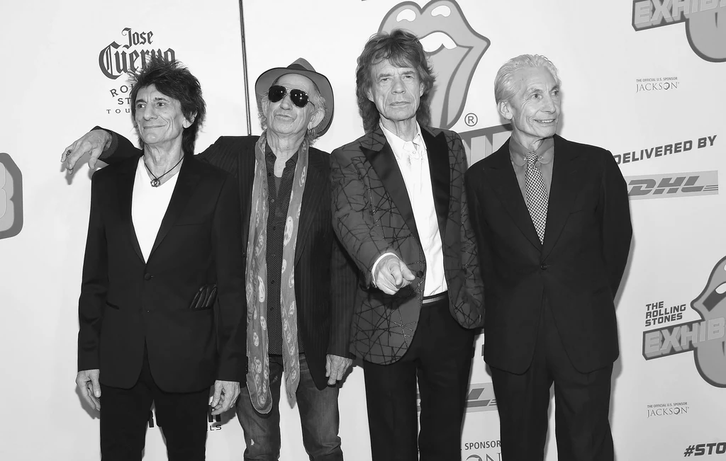 The Rolling Stones w 2016 r. - od lewej: Ronnie Wood, Keith Richards, Mick Jagger i Charlie Watts