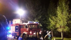 14-latek porażony prądem (Źródło: Ochotnicza Straż Pożarna w Racławówce)