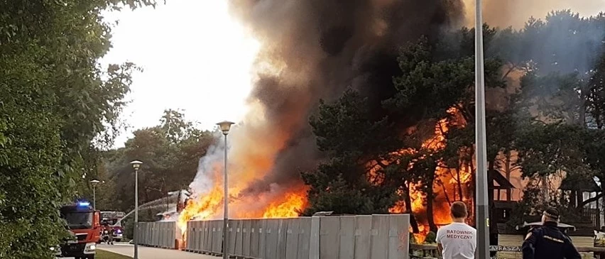 Pożar w Gdańsku Pożar w Gdańsku