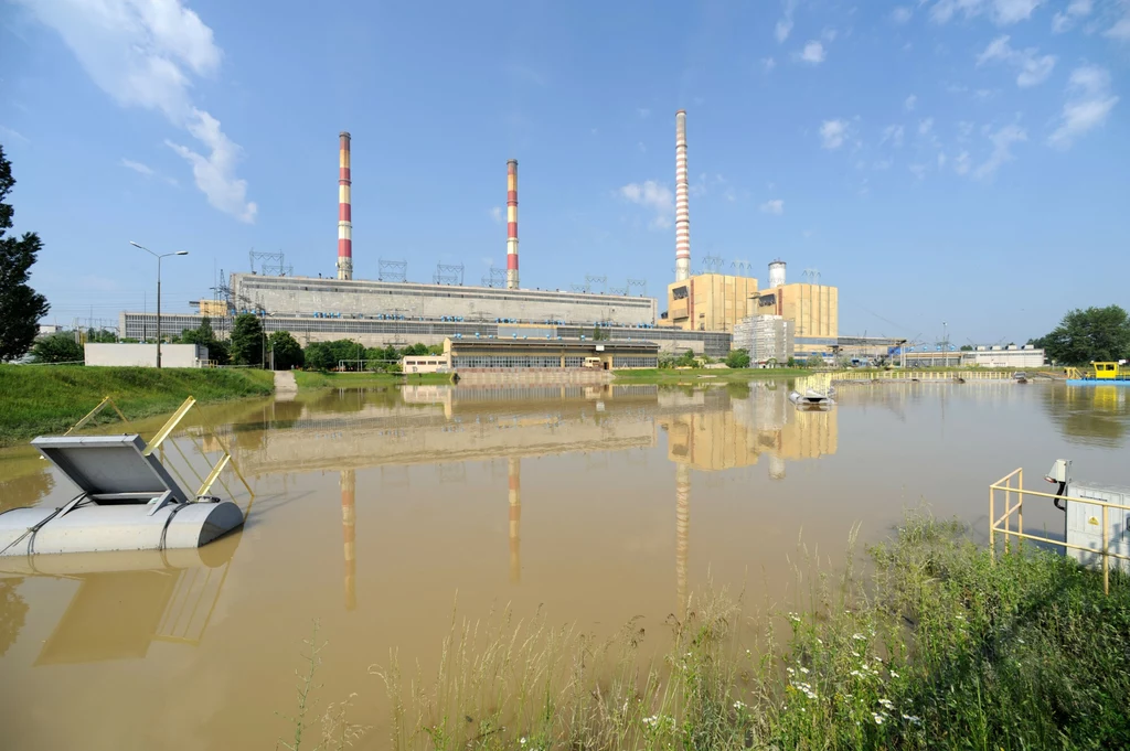 Ujęcie wody przy elektrowni Kozienice.