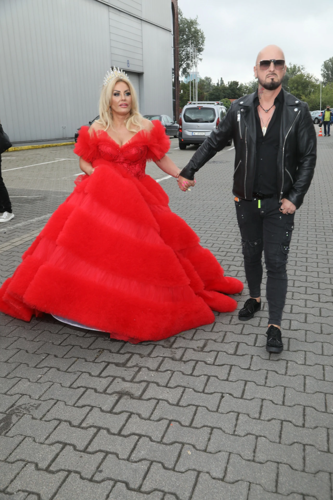 Dagmara Kaźmierska z partnerem