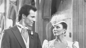 Michael Nader i Joan Collins na planie "Dynastii"
