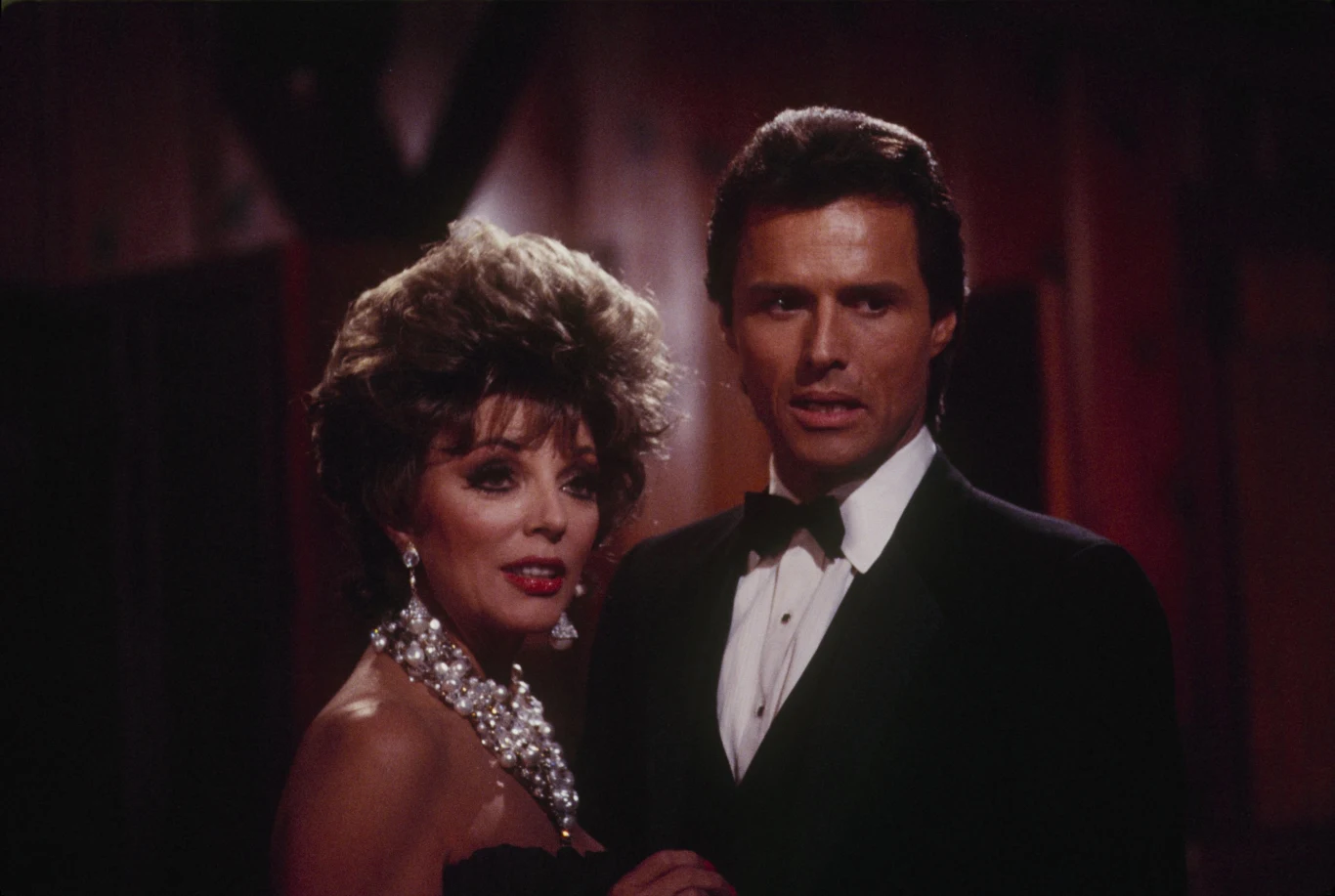 Joan Collins i Michael Nader w "Dynastii"