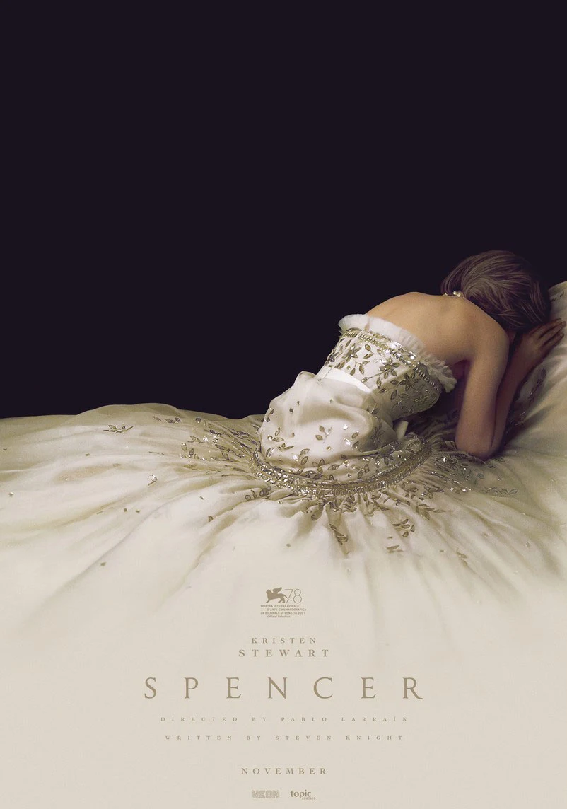 Kristen Stewart na plakacie filmu "Spencer"