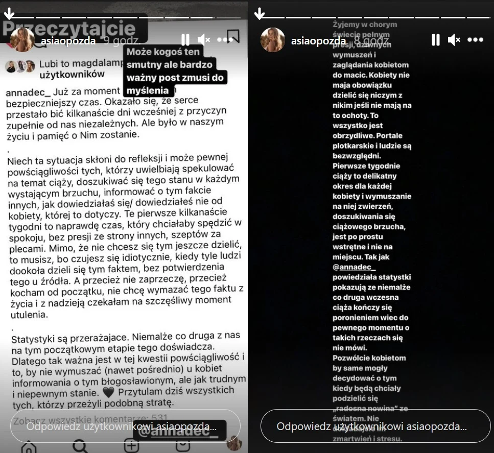 Wpis Opozdy /instagram.com/asiaopozda/ Wpis Opozdy /instagram.com/asiaopozda/