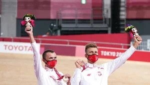 Marcin Polak i pilot Michał Ładosz