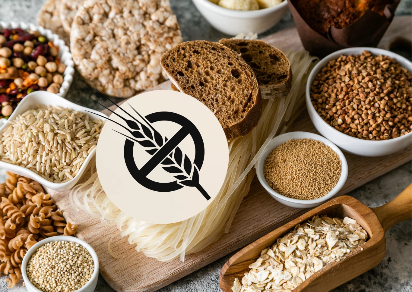 Znak przekreślonego kłosa to międzynarodowy symbol produktów bezglutenowych