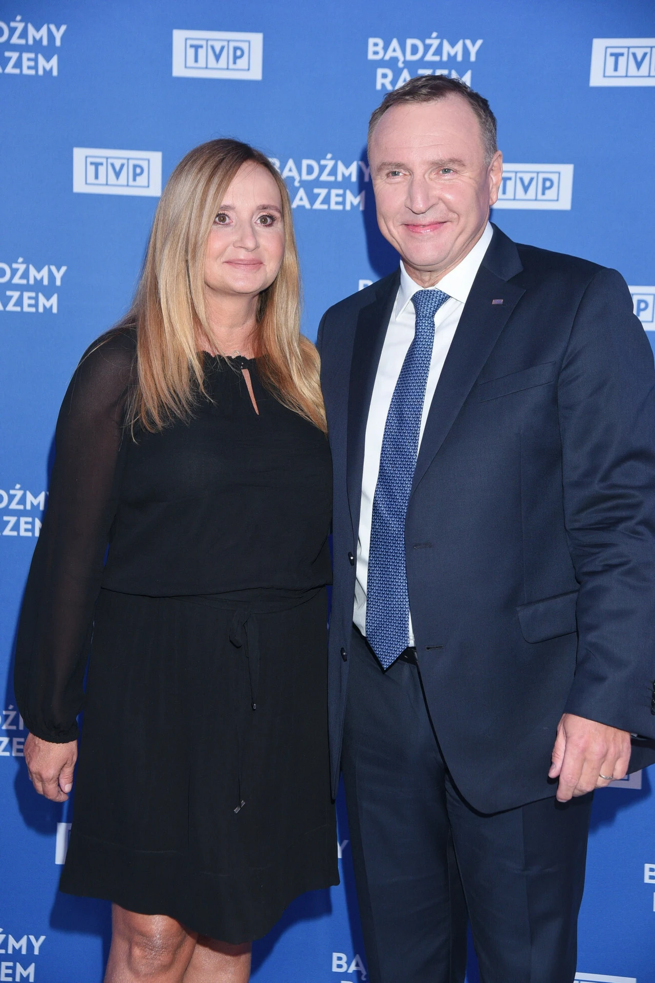 Jacek Kurski z żoną Jacek Kurski z żoną