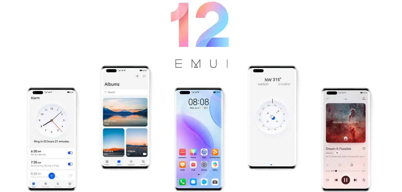 Wygląd EMUI 12 Fot. Huawei Wygląd EMUI 12 Fot. Huawei