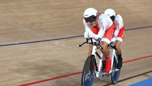Marcin Polak i pilot Michał Ładosz