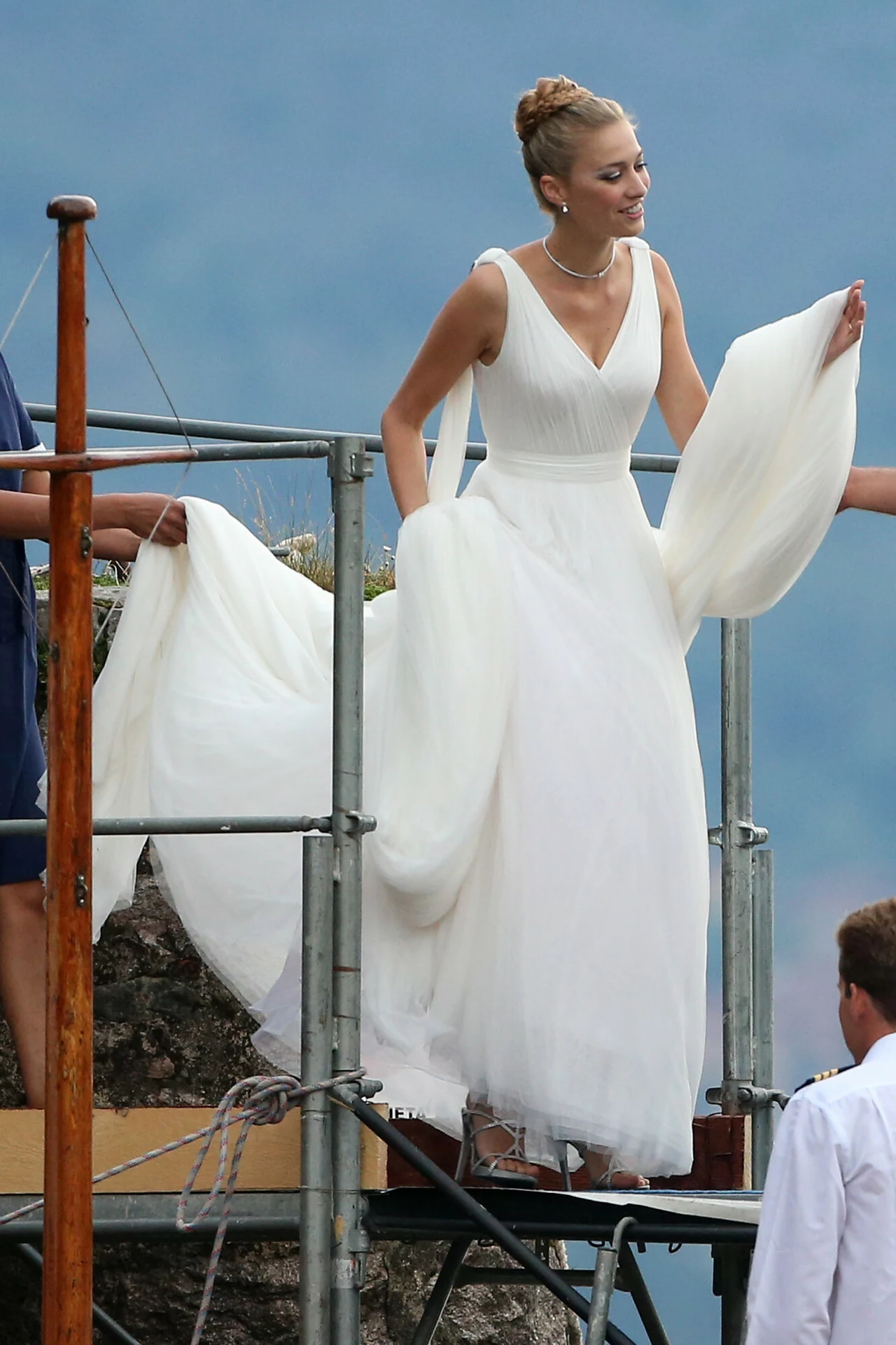 Beatrice Casiraghi w sukni ślubnej