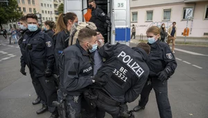 Protest przeciwko pandemicznym restrykcjom