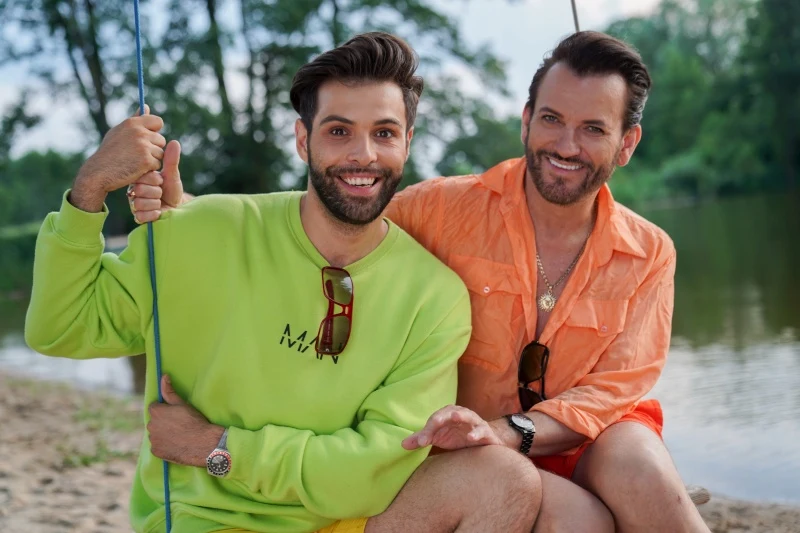 Gabriel Seweryn z partnerem Kamilem Gabriel Seweryn z partnerem Kamilem