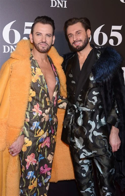 Gabriel Seweryn z byłym chłopakiem Rafałem Gabriel Seweryn z byłym chłopakiem Rafałem