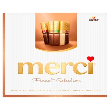 merci Finest Selection Kolekcja czekoladek z musem czekoladowym 210 g - 0