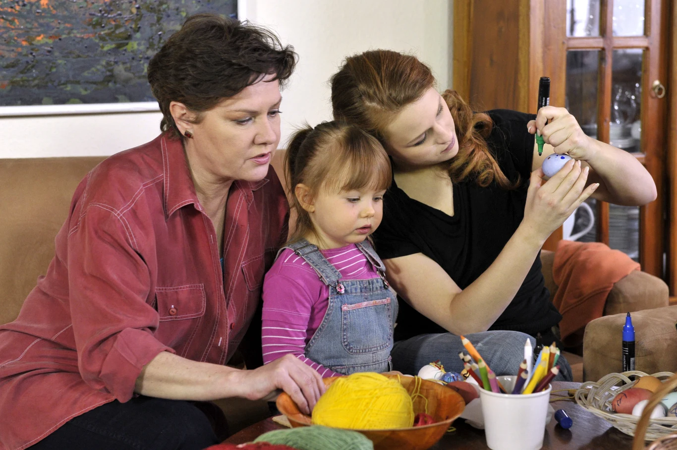 Agnieszka Kotulanka, Kaja Paschalska, Amelia Malesa na planie "Klanu" Agnieszka Kotulanka, Kaja Paschalska, Amelia Malesa na planie "Klanu"