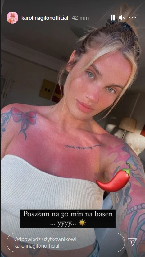 Fot.: https://www.instagram.com/karolinagilonofficial Fot.: https://www.instagram.com/karolinagilonofficial